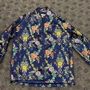 Mango Multicolor Kimono Floral Jacket  sz Medium